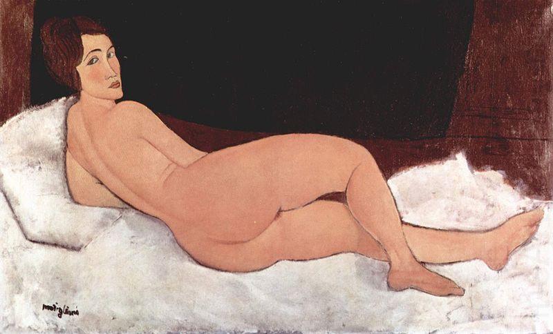 Liegender Akt, Amedeo Modigliani